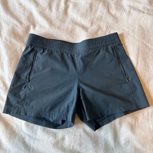 Kuhl Women's Dark Blue Athletic Shorts with Zip Pockets